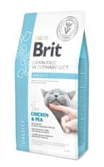 Brit Brit Veterinary Diets GF cat Obesity 2 kg krmivo pro kočky