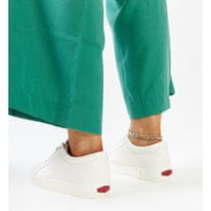 Cross Jeans Bílé dámské tenisky z ekokůže velikost 40
