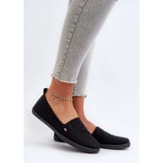 Dámské tenisové tenisky Slip-On Black velikost 36