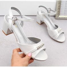 Vinceza Dámské stříbrné sandály 20241 velikost 39