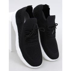 Ponožková sportovní obuv BLACK/WHITE velikost 40