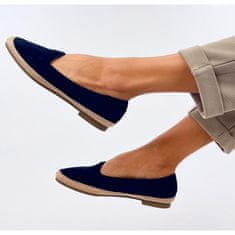 Dámské baleríny espadrille Navy velikost 40