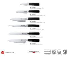 CS Solingen Nůž santoku CS-071318 damascénská nerezová ocel 12,5 cm KONSTANZ