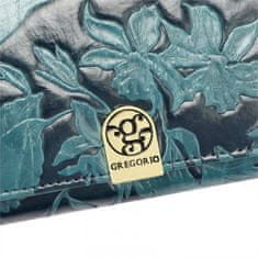 Gregorio Módní dámská kožená peněženka Gregorio Azatea, modrá