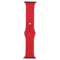 BB-Shop Silikonový řemínek pro Apple Watch červený 1 2 3 4 5 6 7 8 9 SE 42 44 45 49 mm