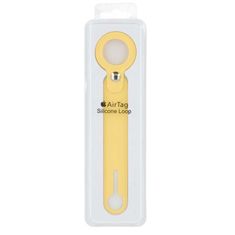 BB-Shop Silikonové pouzdro na klíče s přívěskem pro lokátor Apple AirTag žluté barvy