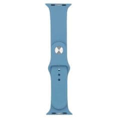 BB-Shop Silikonový řemínek Apple Watch modrý 1 2 3 4 5 6 7 8 9 SE 42 44 45 49 mm