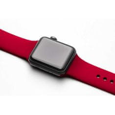 BB-Shop Silikonový řemínek pro Apple Watch červený 1 2 3 4 5 6 7 8 9 SE 38, 40, 41 mm