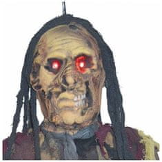 Halloween kostra zombie se svítícíma očima, 160 cm