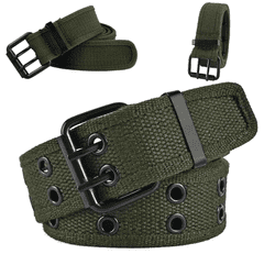 Camerazar Unisex Vojenský Taktický Opasek SURVIVAL s Kovovou Sponou, Polypropylenový Nylon, 120 cm x 3,7 cm