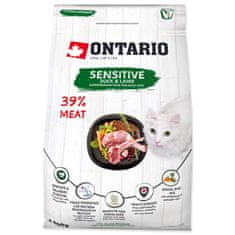 Ontario Krmivo Cat Sensitive/Derma 0,4kg