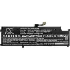 CameronSino Baterie pro Dell Latitude 13 7370, E7370, 5650 mAh, Li-Pol