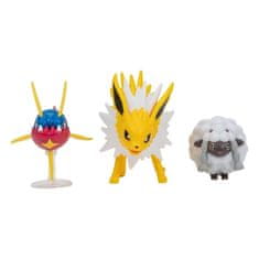 Jazwares Pokémon Battle Jolteon Carvanha a Wooloo