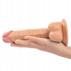 LOLO přírodní realistické dildo - 21 cm