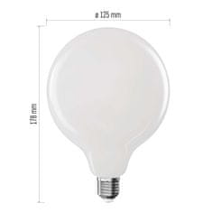 Emos LED žárovka Filament Globe / E27 / 11 W (100 W) / 1 521 lm / teplá bílá