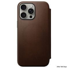 Nomad Nomad Modern Leather Folio, brown - iPhone 15 Pro Max