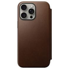 Nomad Nomad Modern Leather Folio, brown - iPhone 15 Pro Max