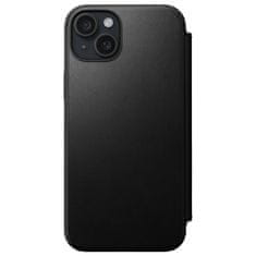 Nomad Nomad Modern Leather Folio, black - iPhone 15 Plus