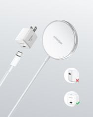 Innostyle Innostyle Magease Indukční Bezdrátová Nabíječka Pro Iphone Magsafe Magease 15W Bílá