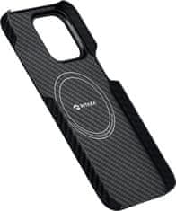 Pitaka Pitaka MagEZ 4 1500D case, black/grey twill - iPhone 15 Pro