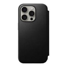 Nomad Nomad Modern Leather Folio, black - iPhone 15 Pro