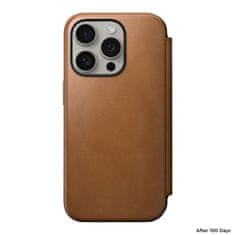 Nomad Nomad Modern Leather Folio, english tan - iPhone 15 Pro