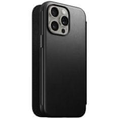 Nomad Nomad Modern Leather Folio, black - iPhone 15 Pro Max