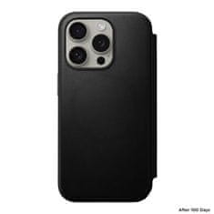 Nomad Nomad Modern Leather Folio, black - iPhone 15 Pro