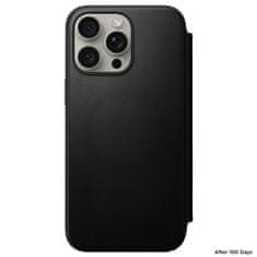 Nomad Nomad Modern Leather Folio, black - iPhone 15 Pro Max