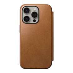 Nomad Nomad Modern Leather Folio, english tan - iPhone 15 Pro