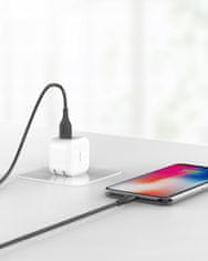 Innostyle Innostyle Jazzy Usb Lightning Mfi Rychlonabíjecí Kabel Pro Iphone Kevlar 2M Černý