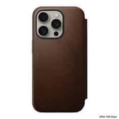 Nomad Nomad Modern Leather Folio, brown - iPhone 15 Pro