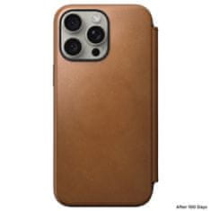 Nomad Nomad Modern Leather Folio, english tan - iPhone 15 Pro Max