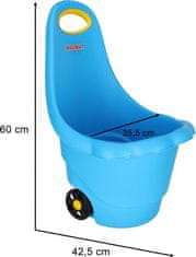 KIK Multifunkční vozík na kolečkách modrý