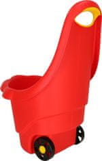KIK Multifunkční vozík na kolečkách červený