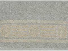 sarcia.eu Mátový bavlněný ručník se zlatou výšivkou, ručník 48x100 cm 2