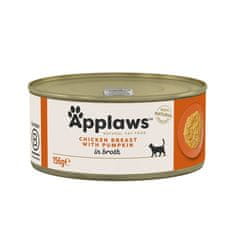 Applaws konzerva Cat Kuřecí prsa s dýní 156g