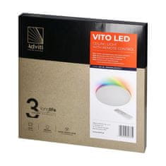 Orno Stropní svítidlo Orno VITO AD-PL-6514WLZM/CCT 36W, 40cm + RGB ovladač