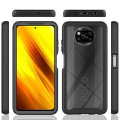 Techsuit Pouzdro Xiaomi Poco X3 / Poco X3 NFC / Poco X3 Pro, Techsuit - Defense360 Pro + ochrana obrazovky, černé