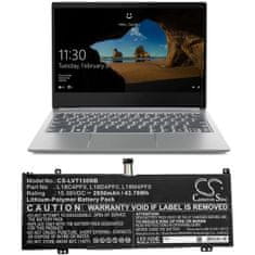 CameronSino Baterie pro Lenovo Thinkbook 13s, 14s, 2850 mAh, Li-Pol