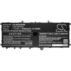 CameronSino Baterie pro Sony Vaio Dou 13, 6300 mAh, Li-Pol