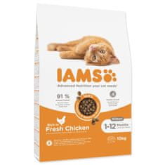 IAMS Krmivo Cat Kitten Chicken 10kg