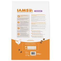 IAMS Krmivo Cat Adult/Senior Hairball Chicken 10kg