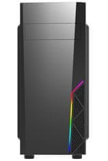 Zalman skříň T8 / middle tower / ATX / 1x120mm / 2xUSB 2.0 / USB 3.0 / RGB / černá