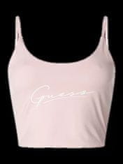 Guess Dámský crop top O1BA10KASI1 - G6S4 - Pastelově růžová - Guess L pastelová růžová