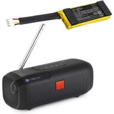 CameronSino Baterie pro JBL Tuner, 1850 mAh, Li-Pol