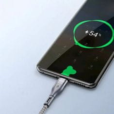 OEM Datový kabel Duzzona (A2) - USB-C to Type-C Super Fast Charging 65W, 480Mbps, 1m - šedý