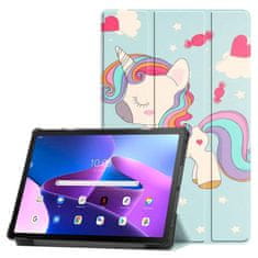 Techsuit Pouzdro pro tablet Honor Pad X9 / X8 Pro, Techsuit FoldPro jednorožec