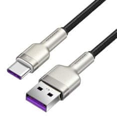 BASEUS Datový kabel Baseus Cafule USB to USB-C Baseus Cafule, 66W 6A, 0,25m černý