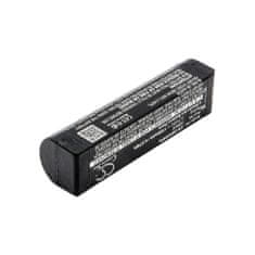 CameronSino Baterie pro Shure GLXD1, 2, MXW2, 1100 mAh, Li-Ion